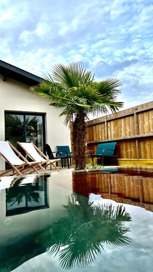 La Villa Canopee - Piscine Chauffee-Fibre-Clim-Jacuzzi Gujan-Mestras Exterior foto