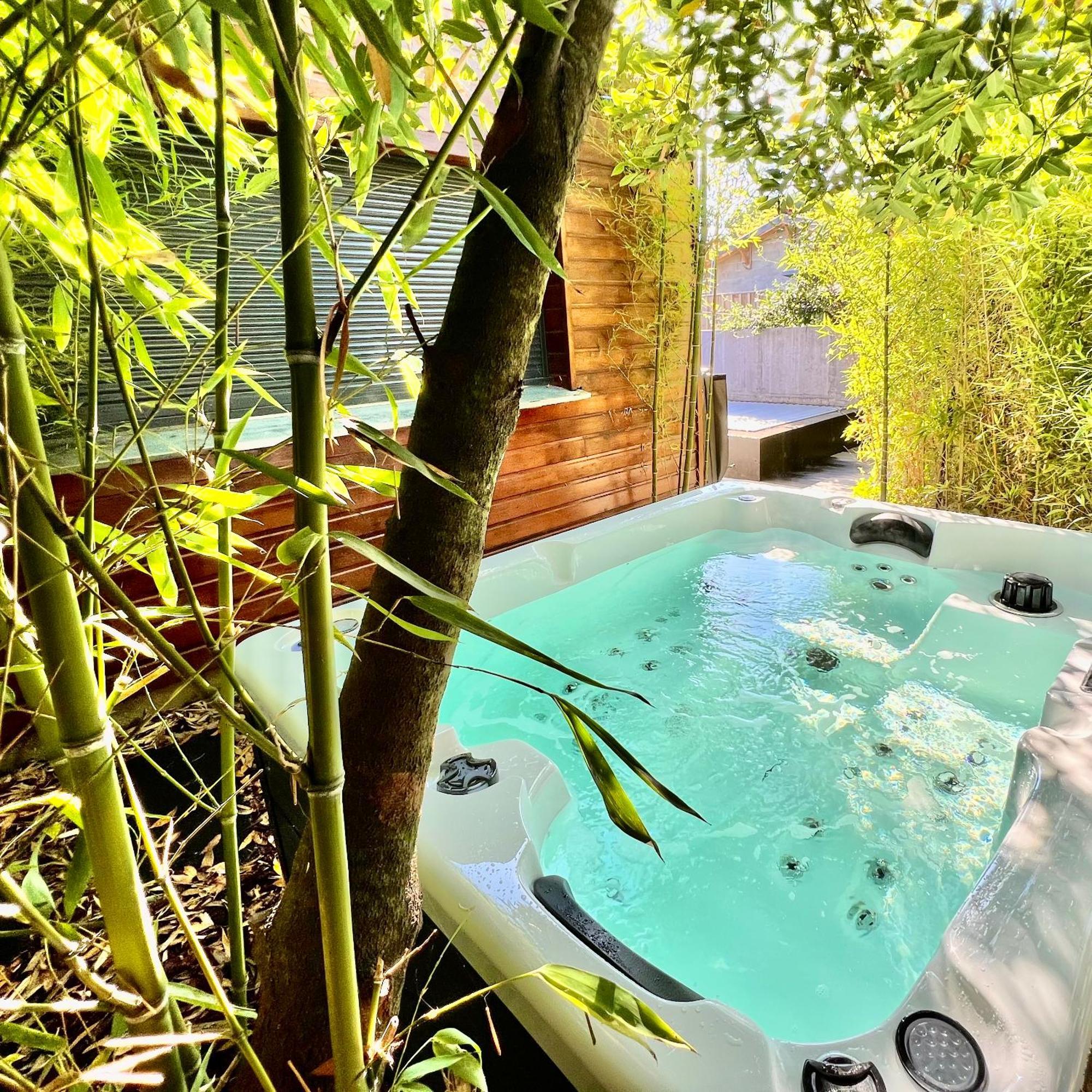 La Villa Canopee - Piscine Chauffee-Fibre-Clim-Jacuzzi Gujan-Mestras Exterior foto